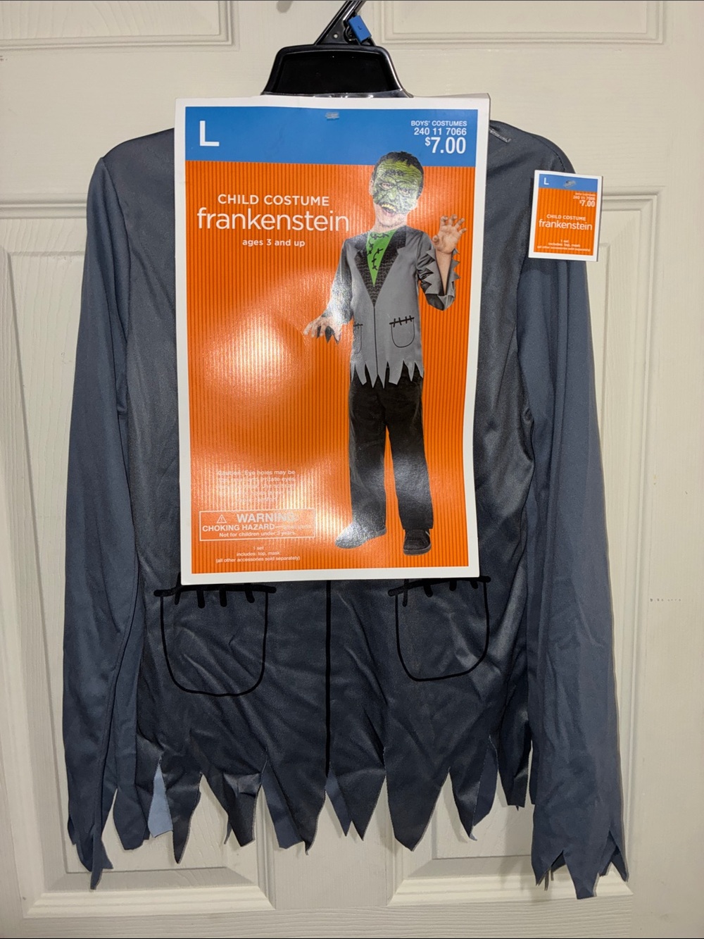 NEW Target Frankenstein Costume - Childrens Size Large